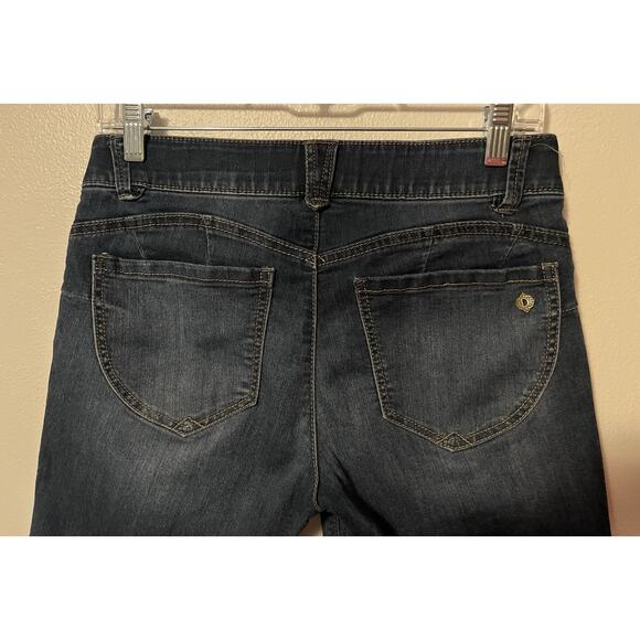 Democracy “Ab” Solution Denim Jean Shorts Stretch Women’s Size 4 Distressed - Picture 4 of 9